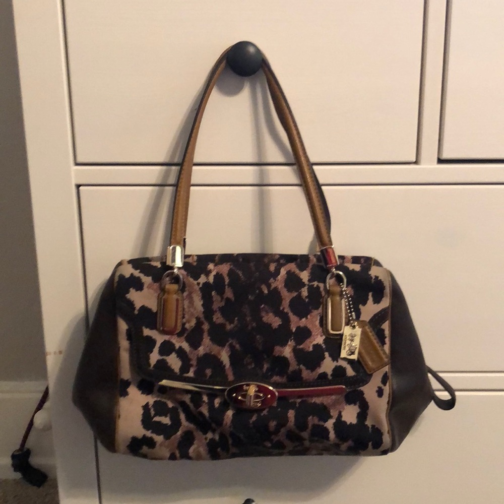 Coach Madison Ocelot Small Purse